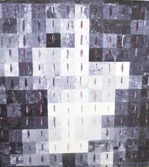 Composition in Grey by P.H Webster, oil on canvas, offered Jul 2025