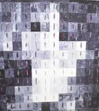 Composition in Grey by P.H Webster, oil on canvas, offered Jul 2025
