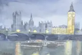 A folio of unframed watercolours by Pauline Slow, oil, offered Jul 2025
