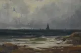 Off Whitby by Henry Hadfield Cubley, oil on canvas, offered Jun 2025