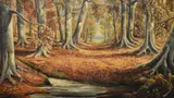 A large mid century by L Bennett, oil on canvas, offered Jun 2025
