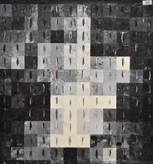 Composition in Grey by P.H Webster, oil on canvas, offered May 2025