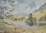 Rydal Water Sept '65 by Edwin Grieg Hall, watercolour, offered May 2025