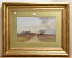 English school by Fred Cecil Jones, 1914, watercolour, offered May 2025