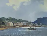 Plockton by Don Micklethwaite, oil on canvas, offered May 2025