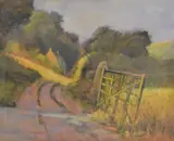 Passing Cloud by Louis Morton, oil on board, offered Apr 2025
