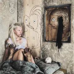 Groping [Die Antwoord], 2018 Archival pigment print, printed 2019, image size 45 x 45cm, sheet size 50 x 52cm by Roger Ballen, print, offered May 2026