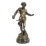Nil virtuti invium by Henri Désiré Gauquié, bronze, offered May 2026