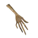 A contemporary gilt bronze sculpture of a hand by Yves Lohe, bronze, sold May 2026