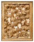 Sguardi by Gianfranco Ingravalle, Mixed media on board, sold Apr 2026
