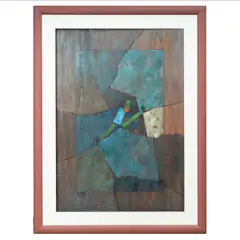 Untitled No 5 by Andrea Cresti, Acrylic and oil on board, offered Apr 2026
