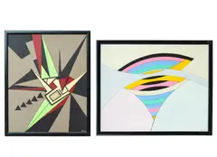 Sunset on Venus by Richard Bent, Acrylic and chroma, sold Apr 2026