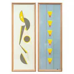 Project 2 by Richard Bent, Acrylic on board, framed, sold Apr 2026