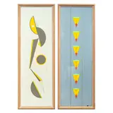 Project 2 by Richard Bent, Acrylic on board, framed, sold Apr 2026