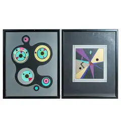 Ionisation by Richard Bent, Acrylic on board, sold Apr 2026