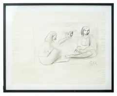 Untitled work by Emilio Ambron, Charcoal on paper, sold Apr 2026