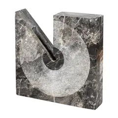 Modernist Vase by Sergio Asti, Marble Applied label to underside, sold Apr 2026