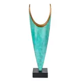 Back to Back by Chris Buck, Bronze on slate base Incised 'CB I/IX, sold Apr 2026