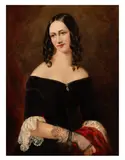 Portrait of a young lady by William D. Duffield, oil on canvas, offered Apr 2026