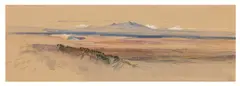 Lavello from Minervino Murge by Edward Lear, watercolour, sold Apr 2026