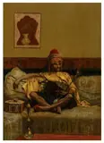 Bashi-Bazouk smoking by Charles Bargue, oil on canvas, offered Apr 2026