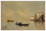 View of Venice by Arthur Diehl, oil on canvas, offered Apr 2026