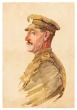 A group of four World War One military officers by Alfred Crowdy Lovett, watercolor, offered Apr 2026