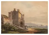 Gatehouse at Morpeth by John Varley, watercolour, sold Apr 2026