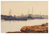 Port of Malta by Peter Nicholas Nikolaevich Krasnoff, watercolour, sold Apr 2026