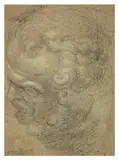 Study for the Head of an Old Man by Godfrey Kneller, pencil and chalk on paper, sold Apr 2026