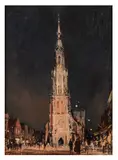 Nieuwe Kerk by Edward Seago, oil on board, sold Mar 2026