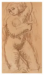 Bather pen & ink Executed circa 1926-28 Dimensions:17.8 x 10.8 cm by Duncan Grant, ink, sold Mar 2026