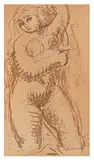 Bather by Duncan Grant, ink, sold Mar 2026