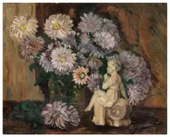 Still life by Herbert Davis Richter, oil on canvas, offered Mar 2026