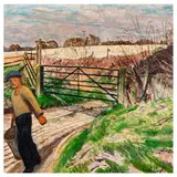 Man with a Pail by Carel Weight C.h., oil on canvas, sold Mar 2026