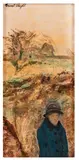Country walk by Carel Weight C.h., oil on card, sold Mar 2026