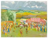 The Ice Cream Man signed 'S.Colman R.H.A.' (lower left) oil on canvas Dimensions:53.8 x 66.7 cm by Simon Colman R.H.A., oil on canvas, sold Mar 2026