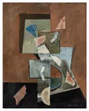 Untitled by John Milnes-Smith, oil on board, sold Mar 2026