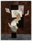 Vase of Flowers by John Milnes-Smith, oil on board, offered Mar 2026
