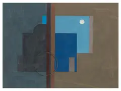 Moon & the Room by David Tindle, oil, sold Mar 2026