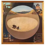 Spherical design by John Kirby, oil on canvas, sold Mar 2026
