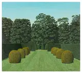 Topiary by Leslie Smith, oil on canvas, sold Mar 2026