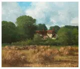 Brooke House Farm by Charles Neal, oil on canvas, sold Mar 2026