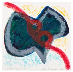 B-3 by John Edwards, 2003, mixed media on paper, offered Mar 2026
