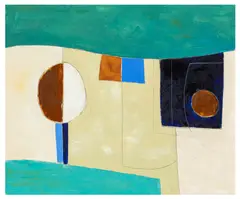 September Sea by Tim Woolcock, oil on board, offered Mar 2026