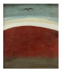 Hawk by Dorothy Stirling, oil on board, offered Mar 2026