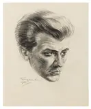 Cecil Rochford D'Olyly John by Stephen Ward, pencil, sold Mar 2026