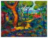 Dancing Trees by John Mackie, oil on canvas, sold Mar 2026
