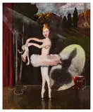 Waiting in the Wings by Richard Adams, oil on board, sold Mar 2026