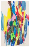 Untitled by William Gear, mixed media on paper, sold Mar 2026